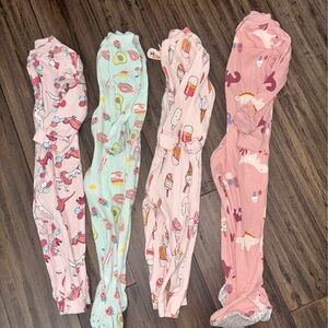 Set of Four Colorful Kids Pajamas